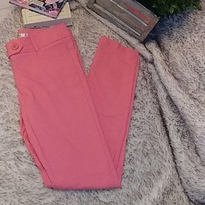HAE Papaya Pink Office Wear Dressy Pants Small